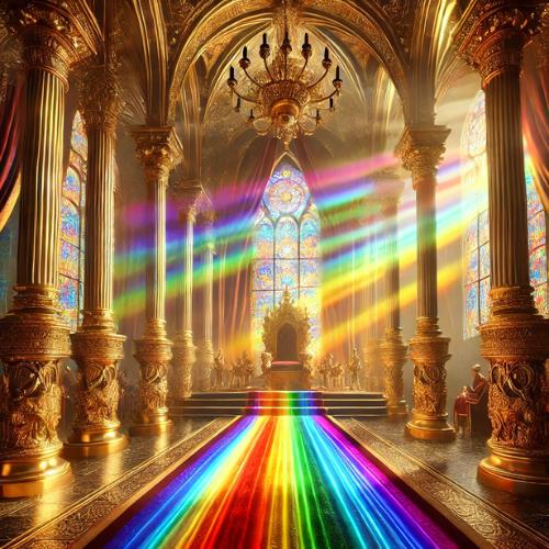 catedral lujo arco iris